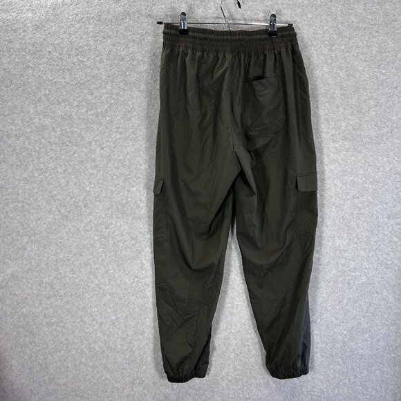 Old Navy XS Olive Green StretchTech Cargo Joggers Dry Quick Elastic Hem Athleisu - Picture 10 of 13
